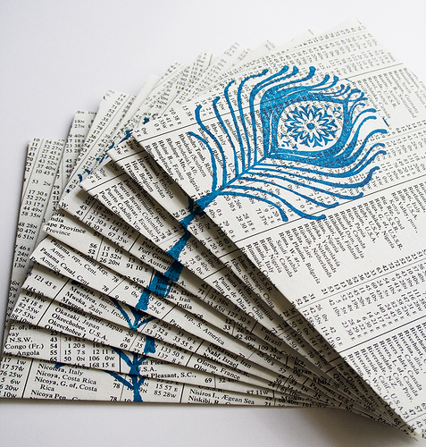 Peacock Blue Envelopes