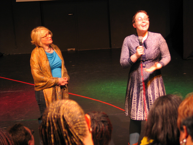 Lynda and Vilte, Making it Home Farewell Party at NEA