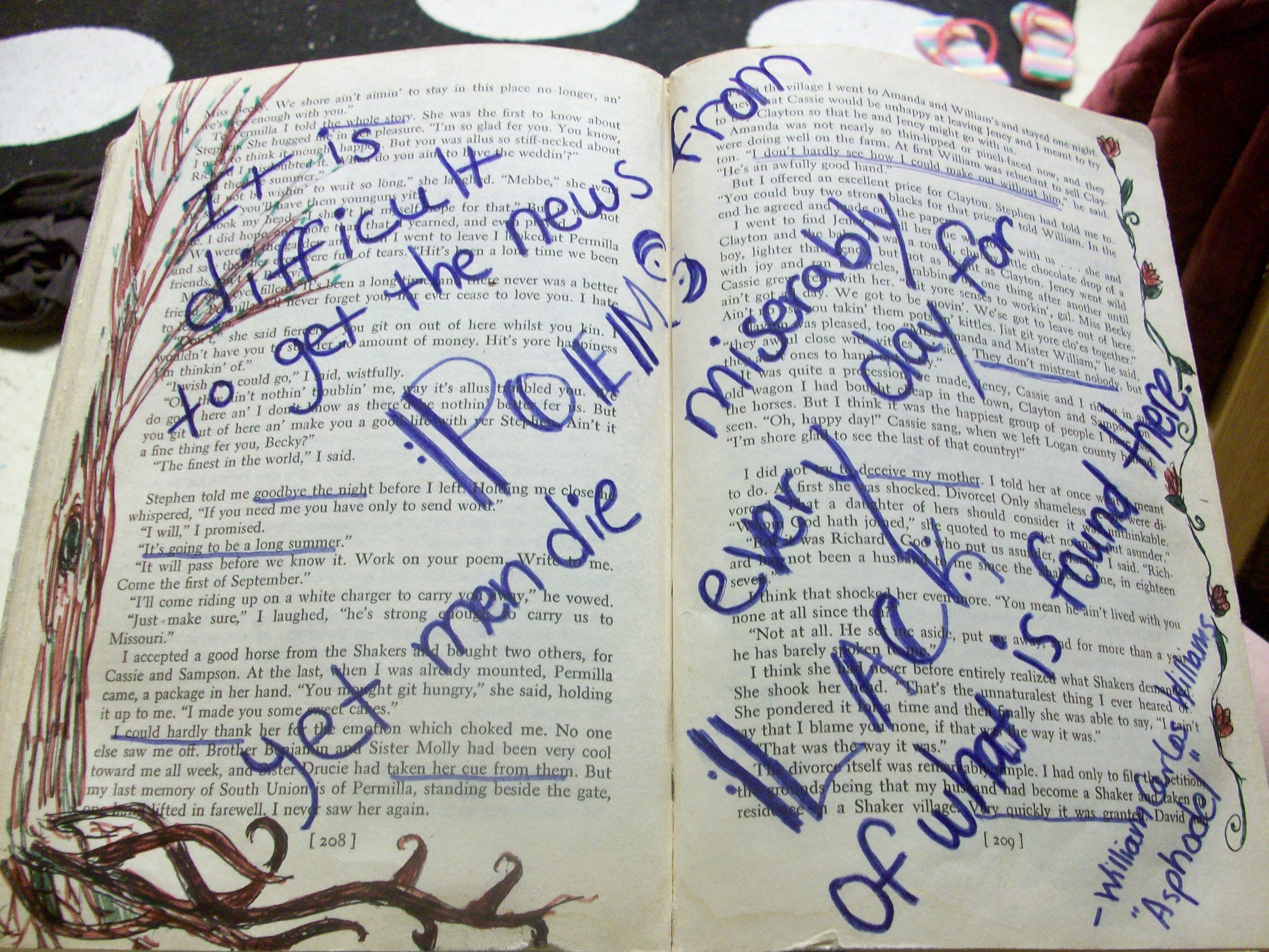 from "Asphodel" by WIlliam Carlos WIlliams