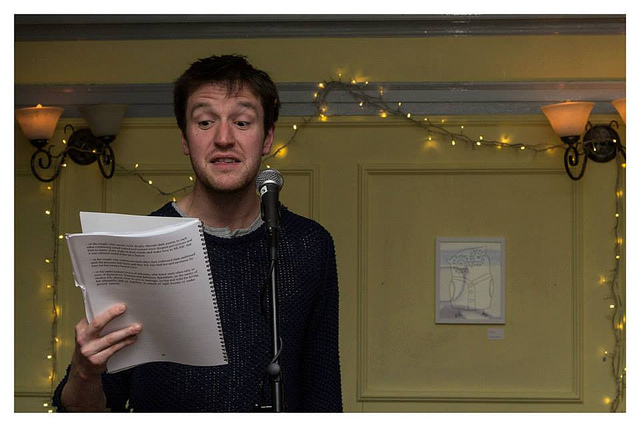 Colin McGuire, the magical MC of Talking Heids