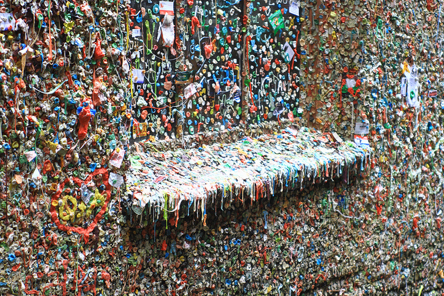 Seattle gum wall